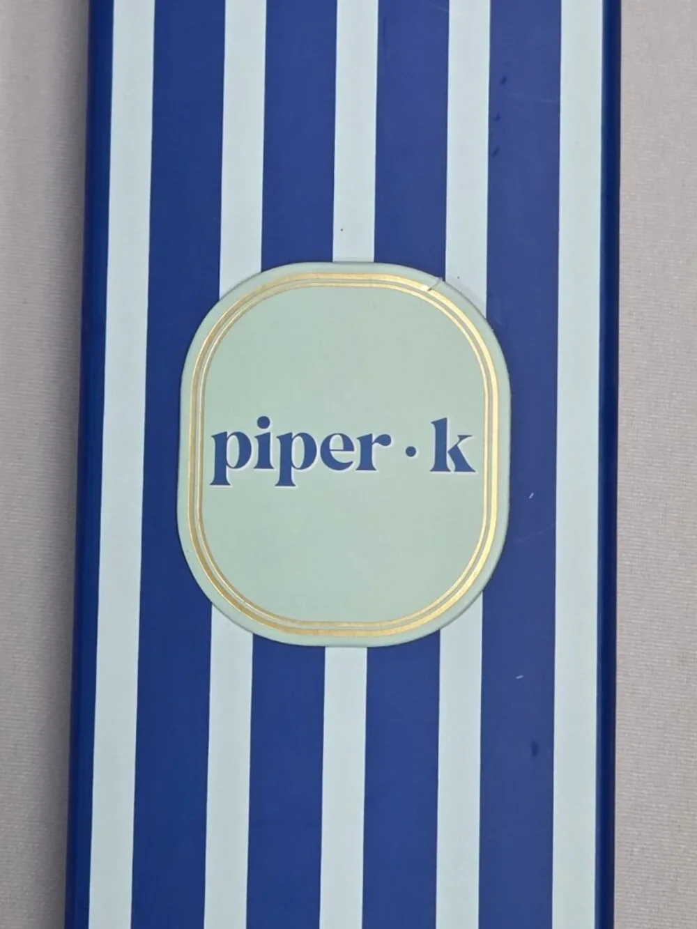 NWT Piper K Red Lobster Pendant Pearl Charm Navy Cord Necklace Nautical NIB NEW